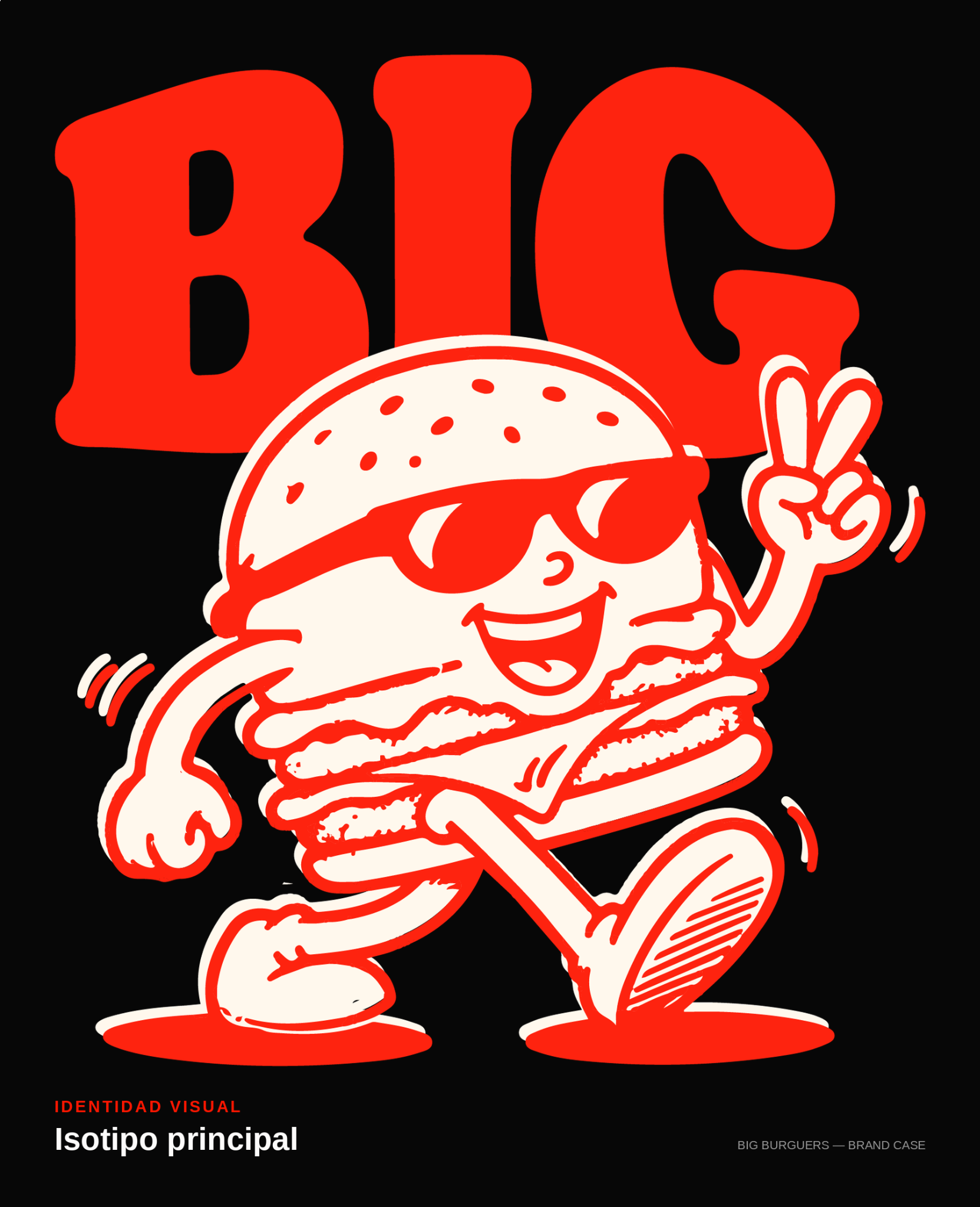 Big Burguers — isotipo principal de la mascota