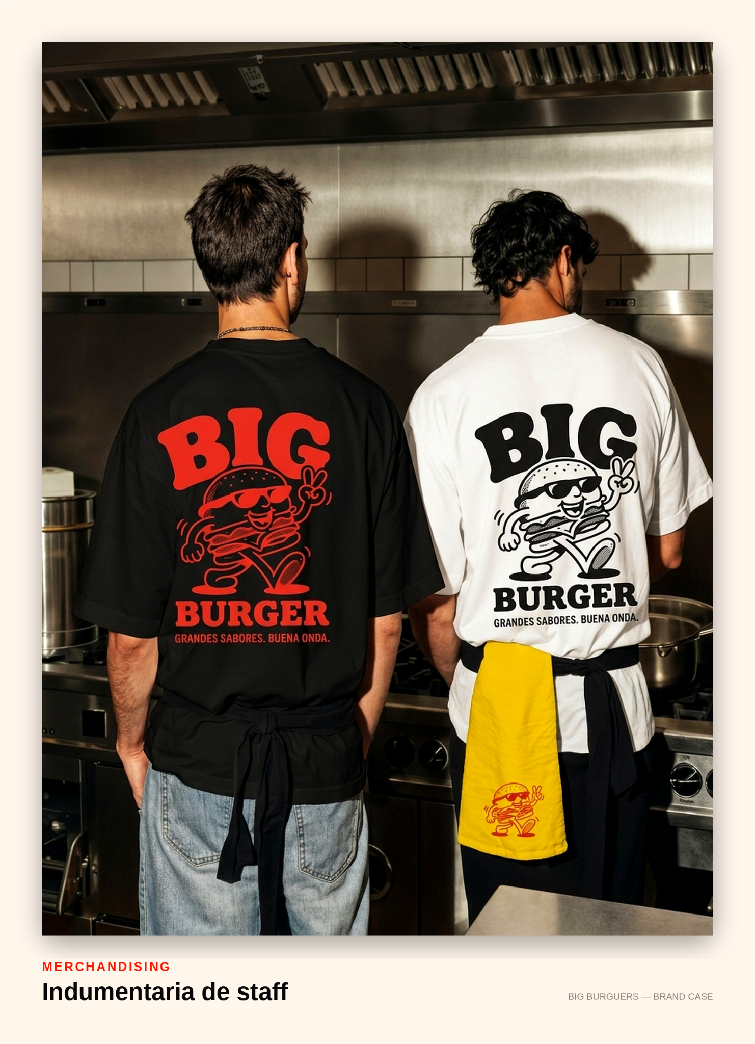 Big Burguers — indumentaria de staff