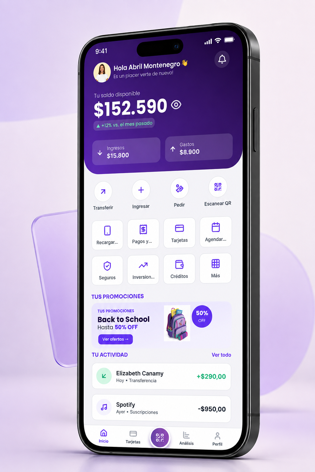 Finzo — app financiera, caso de estudio