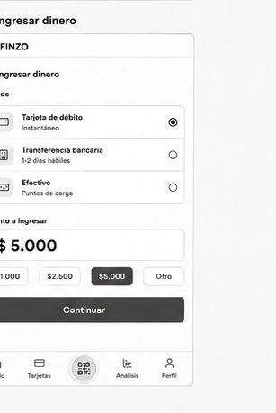 Wireframe 10 — Ingresar dinero