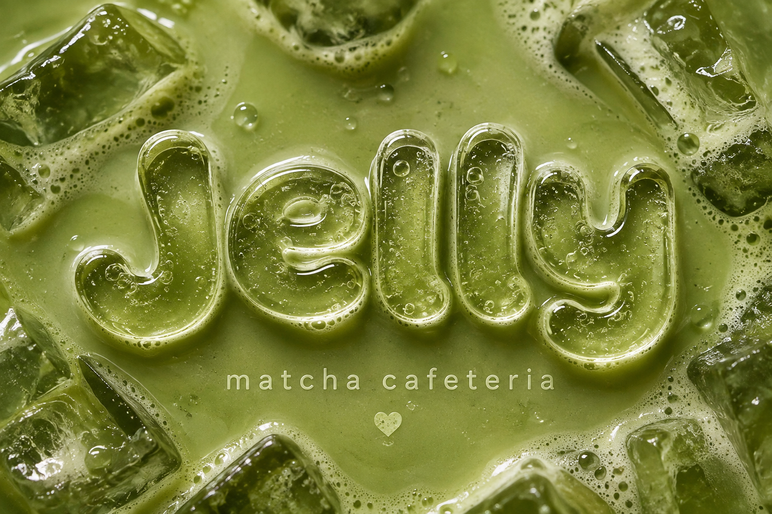 Matcha con hielo