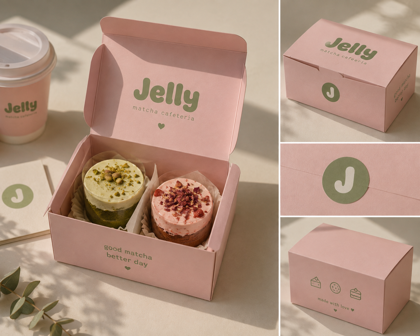 Packaging rosa de Jelly